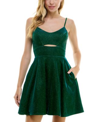 macys green dress